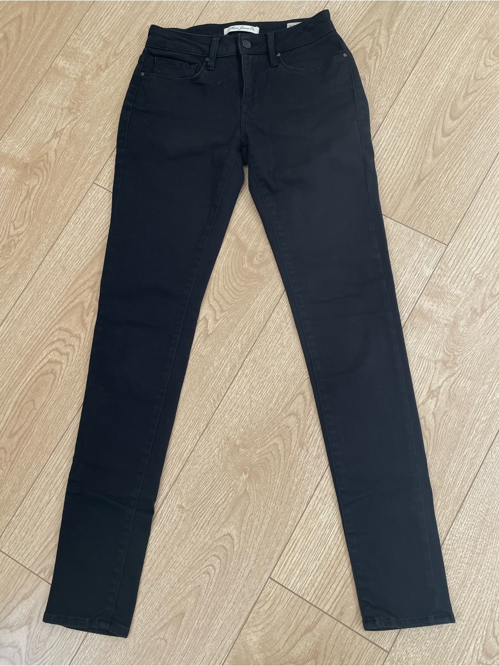 Mavi Alexa Mid Rise Skinny Jeans - Black